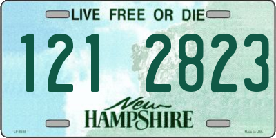 NH license plate 1212823
