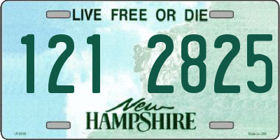 NH license plate 1212825