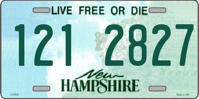 NH license plate 1212827