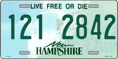 NH license plate 1212842
