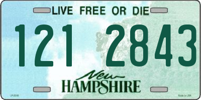 NH license plate 1212843