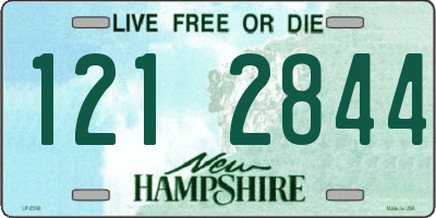 NH license plate 1212844