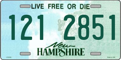 NH license plate 1212851