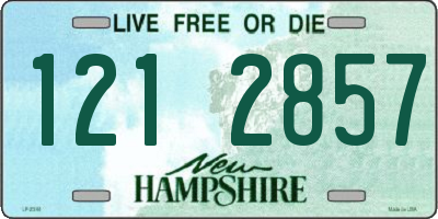 NH license plate 1212857