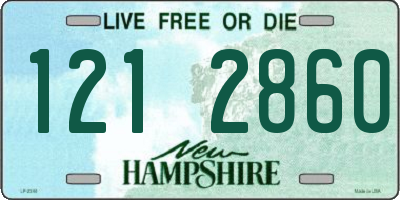 NH license plate 1212860