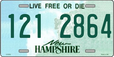 NH license plate 1212864