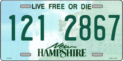 NH license plate 1212867