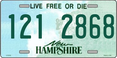 NH license plate 1212868