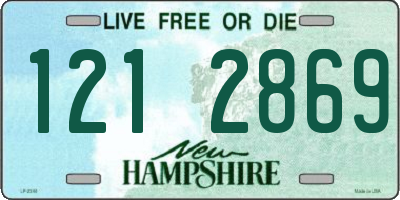 NH license plate 1212869