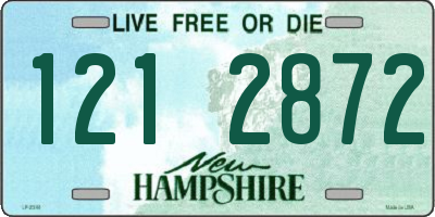 NH license plate 1212872