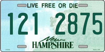 NH license plate 1212875