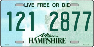 NH license plate 1212877
