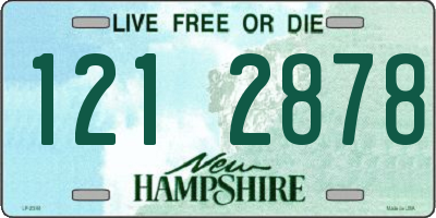 NH license plate 1212878