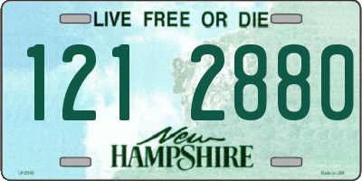 NH license plate 1212880