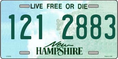 NH license plate 1212883
