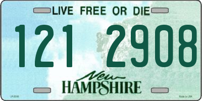 NH license plate 1212908