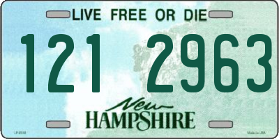 NH license plate 1212963