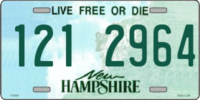NH license plate 1212964