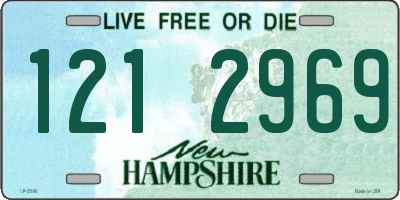 NH license plate 1212969