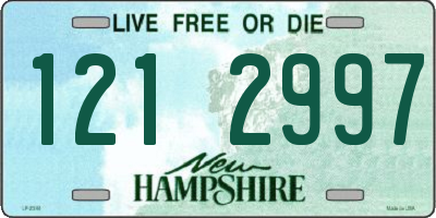 NH license plate 1212997