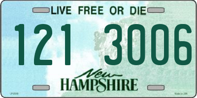 NH license plate 1213006