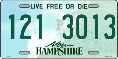 NH license plate 1213013