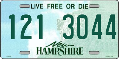 NH license plate 1213044