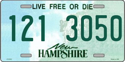 NH license plate 1213050