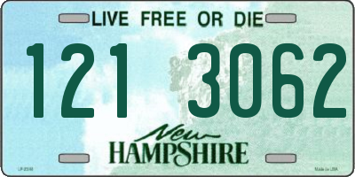 NH license plate 1213062