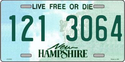 NH license plate 1213064