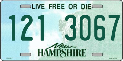 NH license plate 1213067
