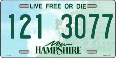 NH license plate 1213077