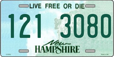 NH license plate 1213080