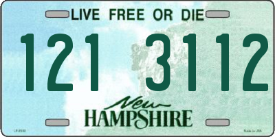 NH license plate 1213112