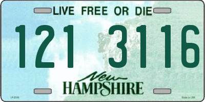 NH license plate 1213116