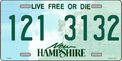 NH license plate 1213132