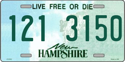NH license plate 1213150