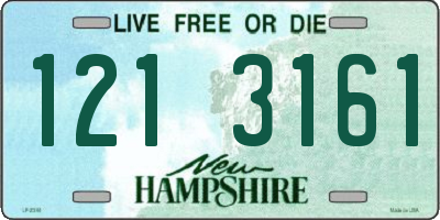 NH license plate 1213161
