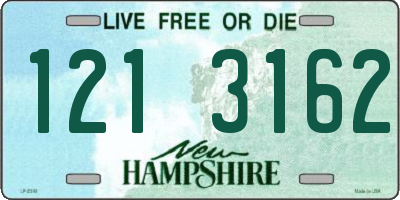 NH license plate 1213162