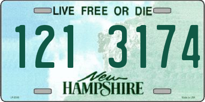 NH license plate 1213174