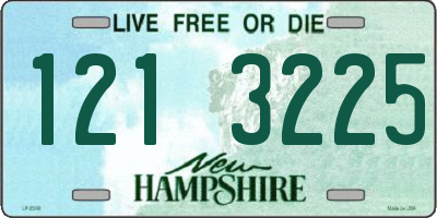 NH license plate 1213225