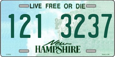 NH license plate 1213237