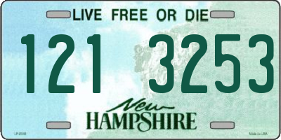 NH license plate 1213253
