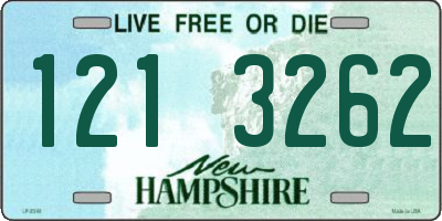 NH license plate 1213262