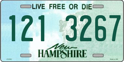 NH license plate 1213267