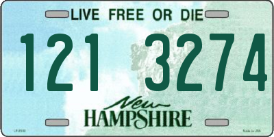 NH license plate 1213274