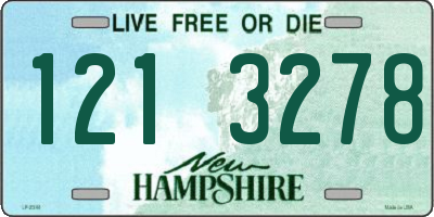 NH license plate 1213278