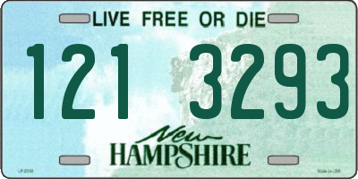 NH license plate 1213293
