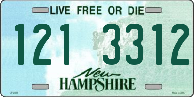 NH license plate 1213312