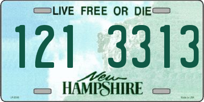 NH license plate 1213313